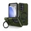 Vaku ® Samsung Galaxy S23 FE Astor Military Grade Armor Protective Case with Ring Bracket Kickstand Back cover