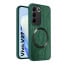 Vaku ® Vivo V27 5G Diamond Plume Pattern Magnetic Magsafe Matte Soft-Touch Texture Back Cover