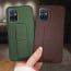 Vaku ® Vivo T1 5G Harbor Grip Multi-Functional Magnetic Vertical & Horizontal Stand Case TPU Back Cover