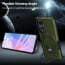 Vaku ® Oppo A78 5G Astor Military Grade Armor Protective Case with Ring Bracket Kickstand Back cover