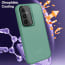 Vaku ® Samsung Galaxy S23 FE Rime Frosted Translucent Camera Protector Case with Built-in Stash Stand Back Cover
