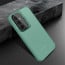 Vaku ® Samsung Galaxy A54 5G Rime Frosted Translucent Camera Protector Case with Built-in Stash Stand Back Cover