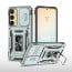 Vaku ® Samsung Galaxy A35 5G Aegis Armor Slide Camera Protection Magnetic Ring Holder Kickstand Back Cover