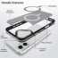 eller santé ® Apple iPhone 16 Plus Elemento MagPro Drop Protection Shockproof Certified Mag-Safe Guard Corner Frosted Back Cover