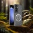 Vaku ® Samsung Galaxy S23 FE Astrid Luxury PU Leather Electroplated Magnetic Magsafe Shockproof Bumper Protective Back Cover