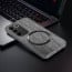 Vaku ® Vivo V27 5G Diamond Plume Pattern Magnetic Magsafe Matte Soft-Touch Texture Back Cover
