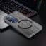 Vaku ® Vivo Y29 5G Diamond Plume Pattern Magnetic Magsafe Matte Soft-Touch Texture Back Cover