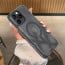 Vaku Luxos ® Apple iPhone 16 Pro Max Vortex Magpro Gel Cushion Slim Fit Shockproof Certified Mag-Safe Crystal Clear Camera Metal Ring Back Cover