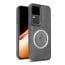 Vaku ® Vivo V30 5G Astrid Luxury PU Leather Electroplated Magnetic Magsafe Shockproof Bumper Protective Back Cover
