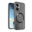 Vaku ® OnePlus Nord CE 3 5G Diamond Plume Pattern Magnetic Magsafe Matte Soft-Touch Texture Back Cover
