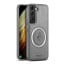 Vaku ® Samsung Galaxy S21 FE Astrid Luxury PU Leather Electroplated Magnetic Magsafe Shockproof Bumper Protective Back Cover
