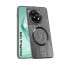 Vaku ® OnePlus 12R Diamond Plume Pattern Magnetic Magsafe Matte Soft-Touch Texture Back Cover
