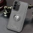 Vaku ® Vivo V27 5G Regal Shield Metal Lion Engraved Leather Protective Back Cover