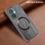 Vaku ® OnePlus Nord CE 3 Lite Diamond Plume Pattern Magnetic Magsafe Matte Soft-Touch Texture Back Cover