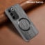 Vaku ® Vivo V27 5G Diamond Plume Pattern Magnetic Magsafe Matte Soft-Touch Texture Back Cover