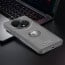 Vaku ® Oppo F27 Pro Plus 5G Regal Shield Metal Lion Engraved Leather Protective Back Cover