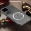 Vaku ® Vivo V30 5G Astrid Luxury PU Leather Electroplated Magnetic Magsafe Shockproof Bumper Protective Back Cover