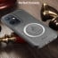 Vaku ® Vivo Y75 5G Astrid Luxury PU Leather Electroplated Magnetic Magsafe Shockproof Bumper Protective Back Cover