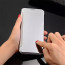 Vaku ® Samsung Galaxy A8 Plus Mate Smart Awakening Mirror Folio Metal Electroplated PC Flip Cover