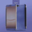 Vaku ® VIVO V5 / V5S  Mate Smart Awakening Mirror Folio Metal Electroplated PC Flip Cover