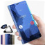 Vaku ® Samsung Galaxy A70 Mate Smart Awakening Mirror Folio Metal Electroplated PC Flip Cover