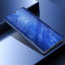 Vaku ® Samsung Galaxy Note 8 Mirror Smart Awakening Folio Metal Electroplated PC Flip Cover