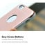 Rock ® Apple iPhone 6 / 6S Element Case Shockproof TPU + PC + Arc Aluminium Metal Back Cover