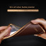 Vaku ® Vivo V15 Vertical Leather Stitched Gold Electroplated Soft TPU Back Cover