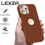 Vaku ®  Apple iPhone 14 Pro Max Lexza Premium Leather Logocut Shockproof TPU Hybrid Case Back Cover