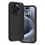 eller santé ® Apple iPhone 15 Pro Liquid Silicone Slim Protective Shockproof Phone Back Cover with Anti-Scratch Microfiber Lining