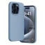 eller santé ® Apple iPhone 15 Pro Liquid Silicone Slim Protective Shockproof Phone Back Cover with Anti-Scratch Microfiber Lining