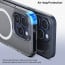 Vaku Luxos ® Apple iPhone 15 / 15 Plus / 15 Pro / 15 Pro Max Glassy MagPro Clear TPU Shockproof Scratch Resistant Certified Mag-Safe Protection Back Cover