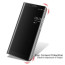 Vaku ® Xiaomi Redmi 6 Pro Mate Smart Awakening Mirror Folio Metal Electroplated PC Flip Cover