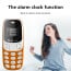 VAKU ® World's smallest Dual-Sim Nano Phone with Voice Changer, Alarm, Bluetooth etc.