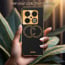 Vaku ® OnePlus 10 Pro Skylar Series Leather Stitched Gold Electroplated Soft TPU Back Cover