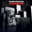 Vaku ® OnePlus 9R Falcon Metal Ring Grip Kickstand Shockproof Hard Bumper Dual Layer Rugged Case Cover