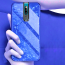 VAKU ® Oppo F11 Pro Glossy Marble with 9H hardness tempered glass overlay Back Cover