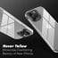 Vaku Luxos ® Apple iPhone 14 / 14 Plus / 14 Pro / 14 Pro Max Pureview Series Clear TPU Shockproof Scratch Resistant Slim Protective Case Back Cover [ Only Back Cover ]