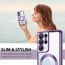 Vaku ® Samsung Galaxy S21 Ultra Luxury Electroplated Magnetic Magsafe Camera Protection TPU Back Cover Case