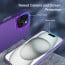 Vaku ® Apple iPhone 15 / 15 Plus Matte Dazzle Shock Proof Airbag Protection TPU Back Cover Case