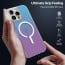 Vaku Luxos ® Apple iPhone 16 Pro Infinity MagPro Gradient Colored 6.5 Feet Drop Protection Shockproof Certified Mag-Safe Back Cover