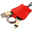 Joyroom ® Reversible 2 in 1 Apple Lightning port + Micro USB Charging / Data Cable + Key Chain