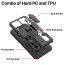 Vaku ® Vivo Y17s Vanguard Military Grade Armor Case with Metal Belt Clip Kickstand Back Cover