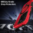 Vaku ® Vivo Y35 4G Astor Military Grade Armor Protective Case with Ring Bracket Kickstand Back cover