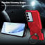 Vaku ® Vivo V27 5G Astor Military Grade Armor Protective Case with Ring Bracket Kickstand Back cover
