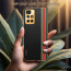 Vaku ® Xiaomi Redmi 10 Prime Felix Line Leather Stitched Gold Electroplated Soft TPU Back Cover Case