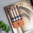 Santa Barbara Polo Club ® Apple iPhone 8 Plaide Series Chequered Design Elegant Faux Leather Back Cover