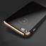 Vaku ® Apple iPhone 5 / 5S / SE Altrim Grained Leather Ultra-thin Metal Electroplating Splicing PC Back Cover