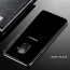 Vaku ® Samsung Galaxy A8 Plus CAUSEWAY Series Electroplated Shine Bumper Finish Full-View Display + Ultra-thin Transparent Back Cover