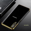 Vaku ® Samsung Galaxy A7 (2018) CAUSEWAY Series Electroplated Shine Bumper Finish Full-View Display + Ultra-thin Transparent Back Cover